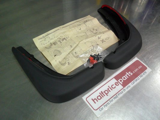 Holden PJ Astra Genuine Front Mud Flap Set With Fitting Kit New Part