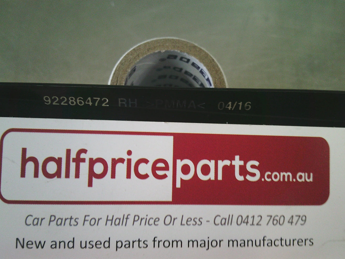 Holden Trax Genuine Right Hand Rear Slimline Weather Shield Used Part