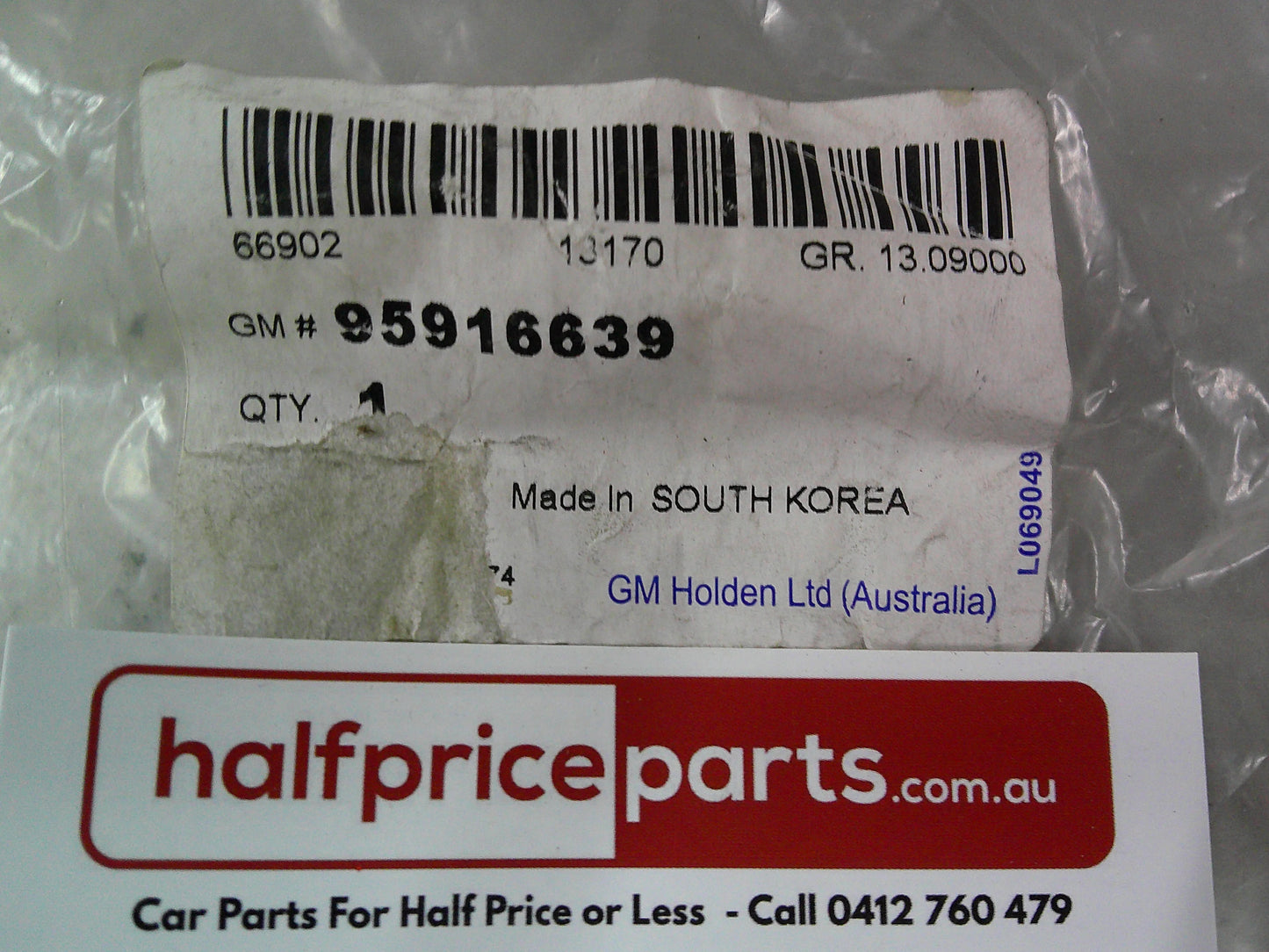 Holden JH Cruze Genuine Roof Wiring Harness New Part