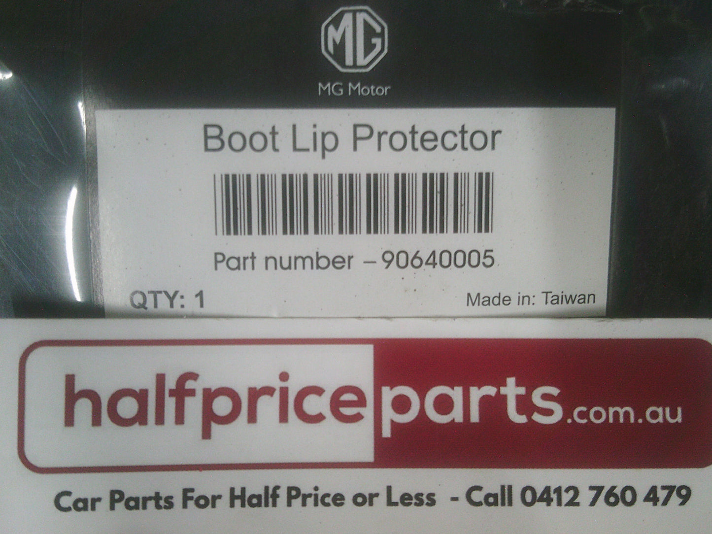 MG Genuine Neoprene Boot Lip Protector Suits MG HS/HS Plus EV/MG3/ZS/ZS EV/ZST New Part