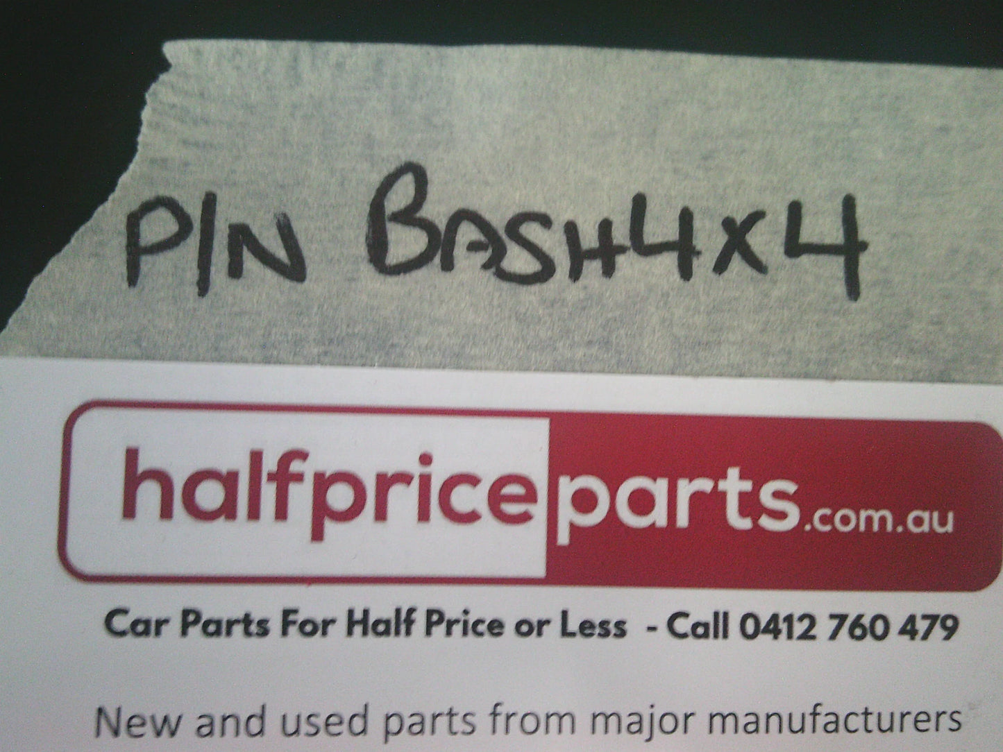 Steel Bash Plate For 4X4 Front Holes 17.5-46.5 / Rear 5/15/49/59 New Part