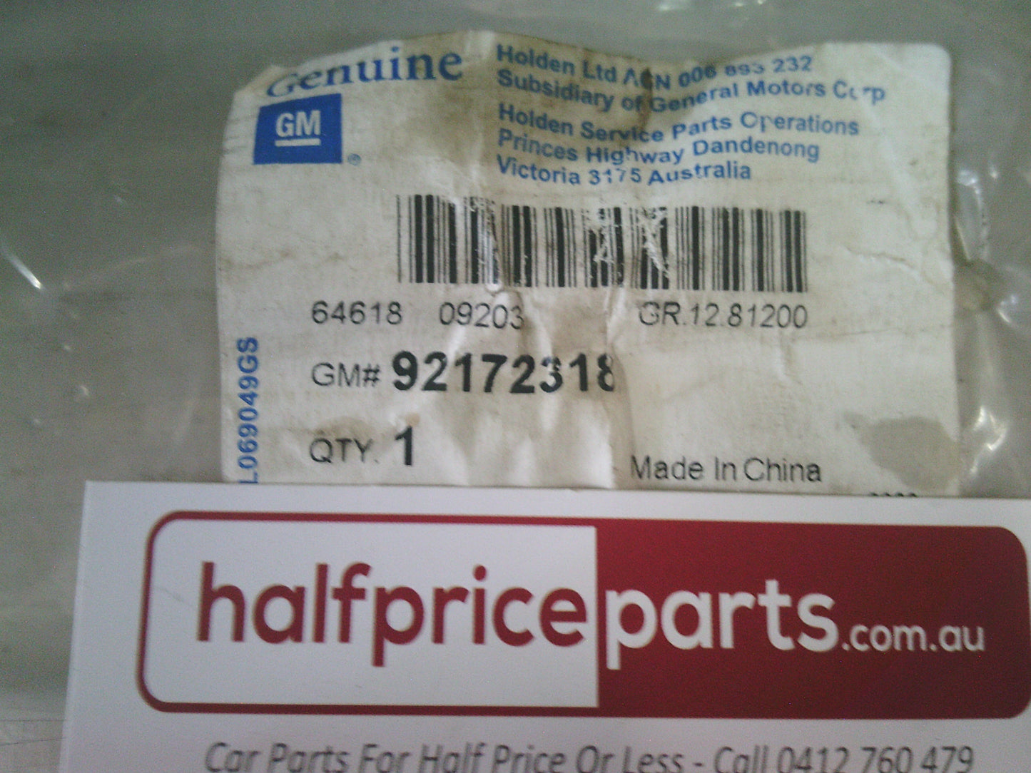 Holden Commodore HSV/VE/VF/GTS/Clubsport Genuine Left And Right Hand Door Roof Moulding New Part