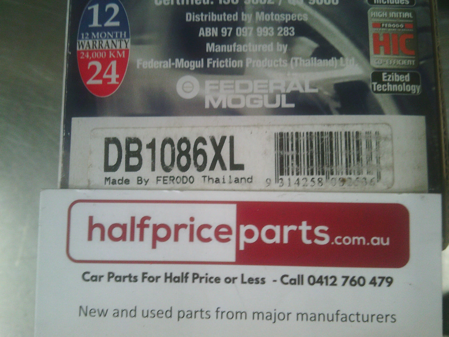 Ferodo Rear Brake Pads Suits Ford/Holden/HSV New Part