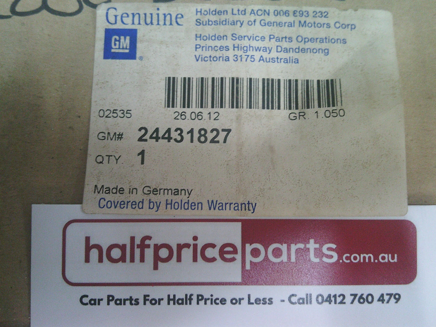 Holden Astra-G/Zafira-A Genuine Radiator Cooling Fan And Motor New Part