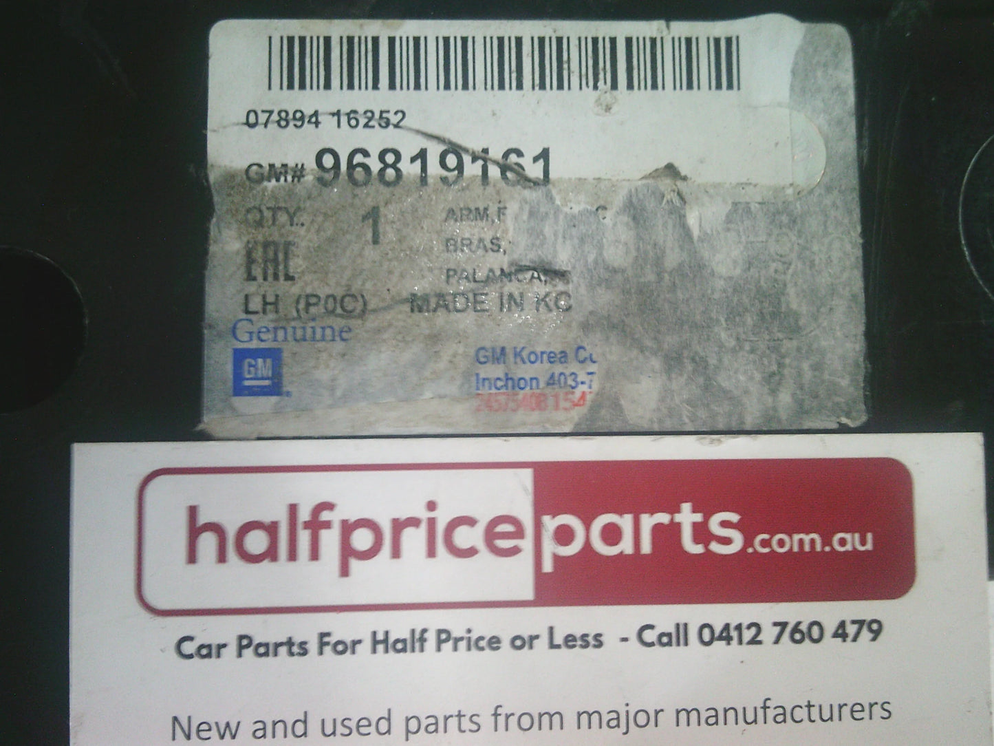 Holden CG Captiva Genuine Left Hand Front Lower Control Arm Assy New Part