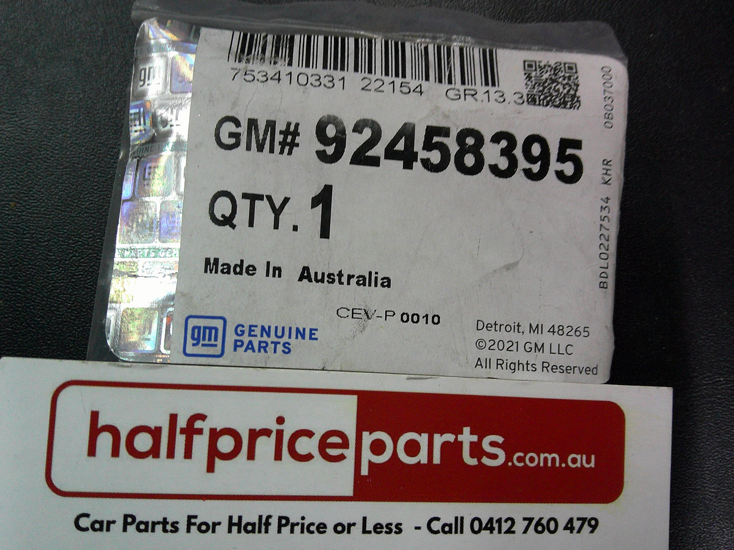 Holden RG Colorado Crew Cab Genuine Right Hand Canopy Window Strut New Part