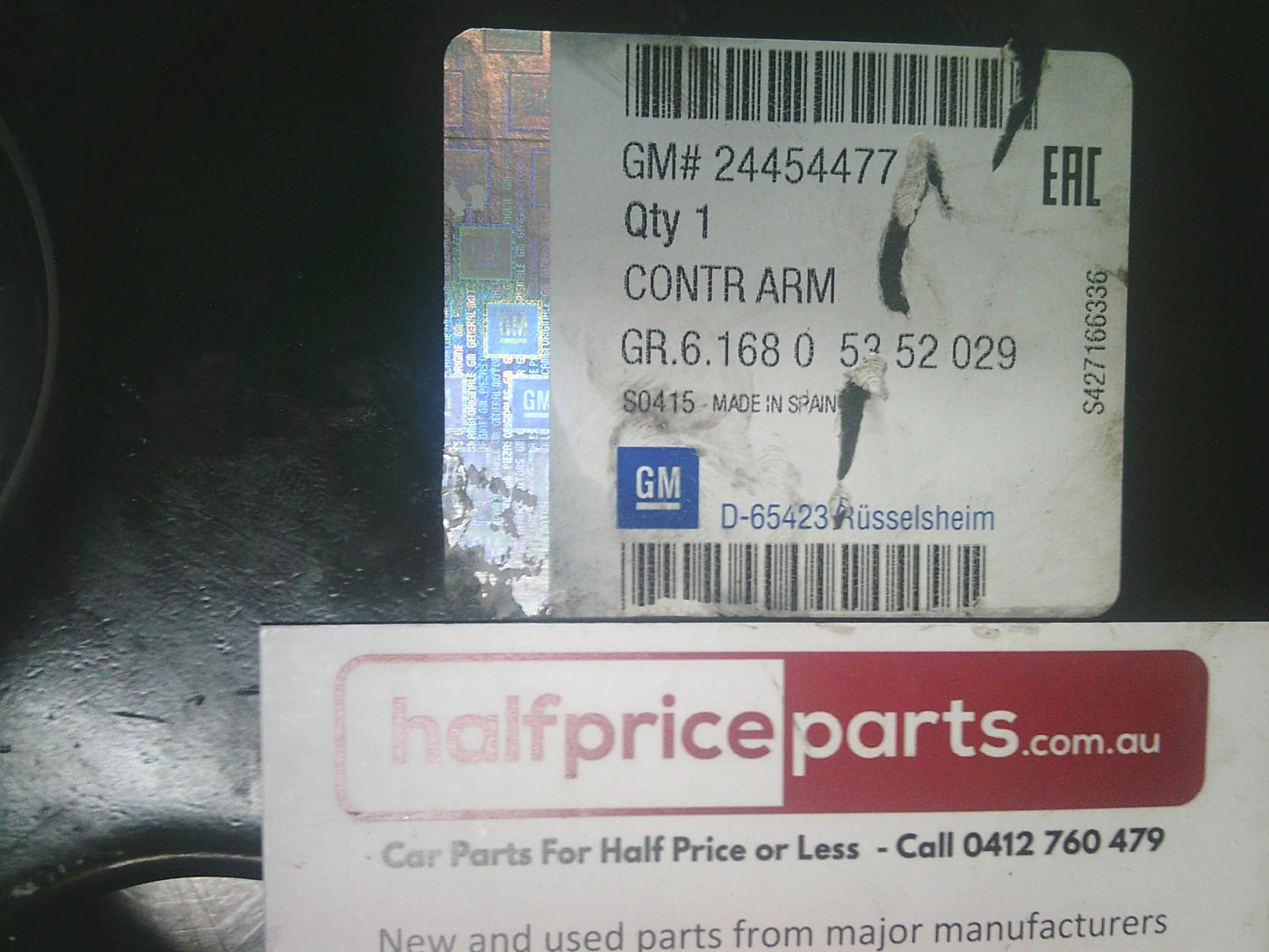 Holden AH Astra Genuine Left Hand Front Control Arm Assembly New Part