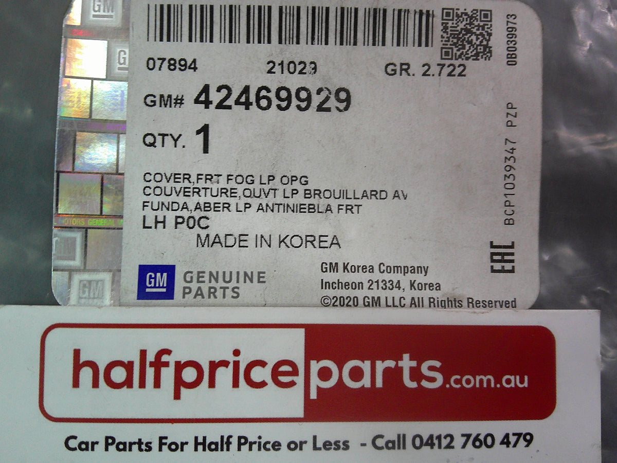 Holden CG Captiva LS Left Hand Front Lower Bar Cover New Part