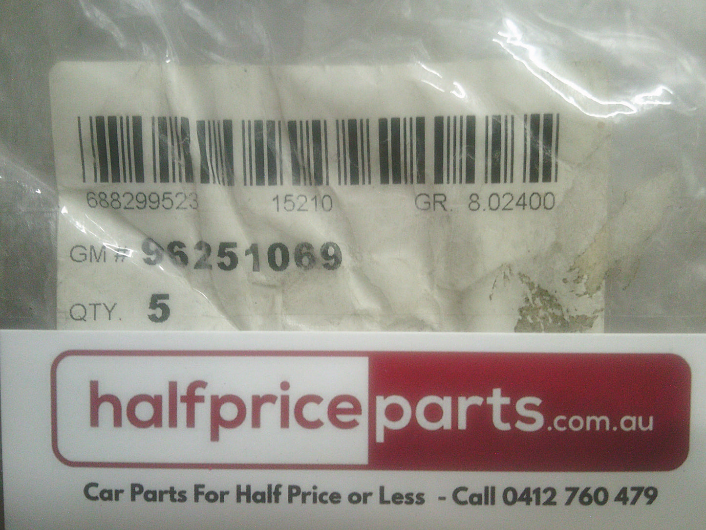 Holden JH Cruze / CG Captiva Sport Genuine Bonnet Bumper New Part