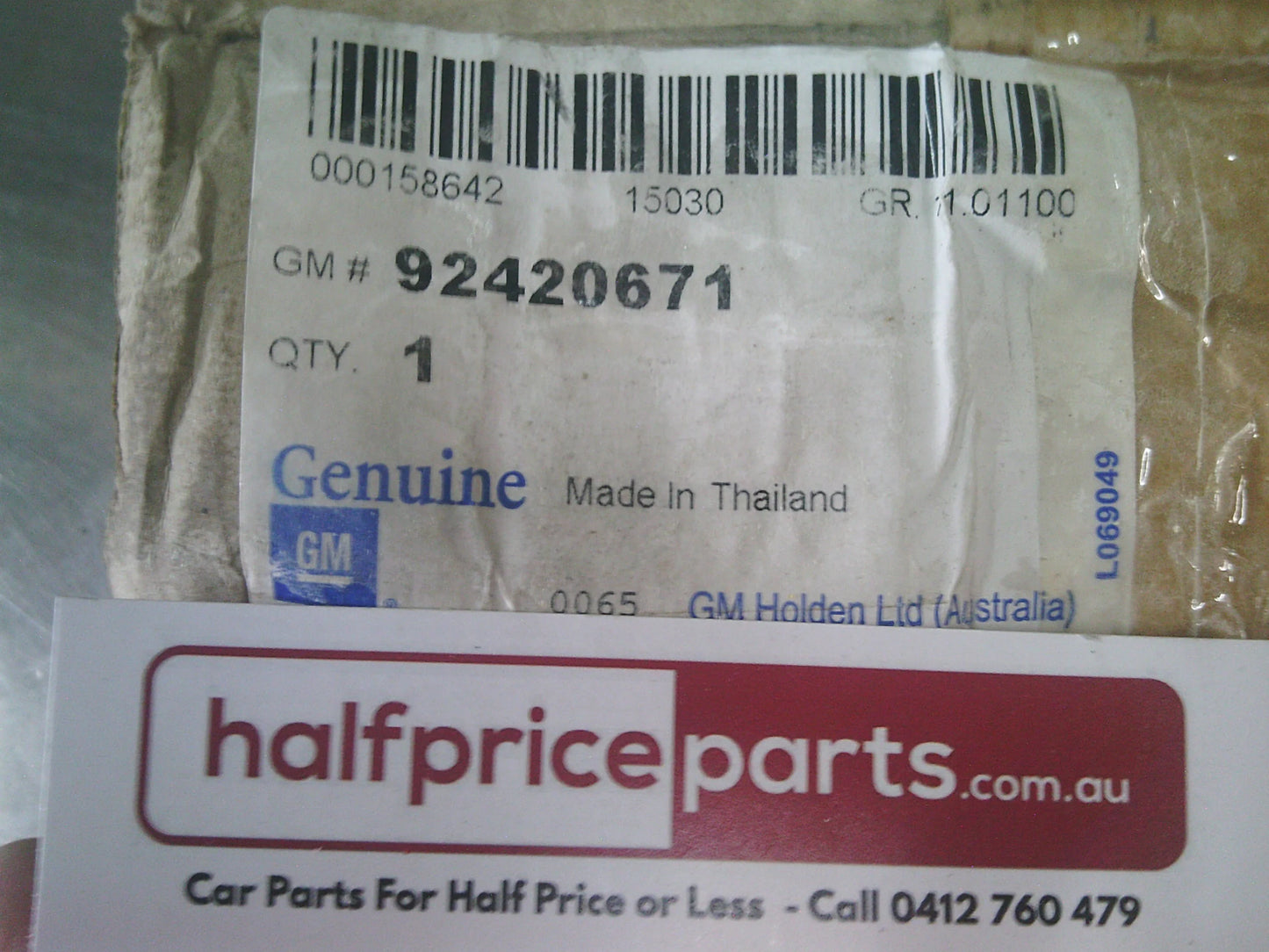 Holden WM/WN Caprice/Statesman/HSV Grange Genuine Left hand Rear Quarter Glass With Chrome Trim New Part