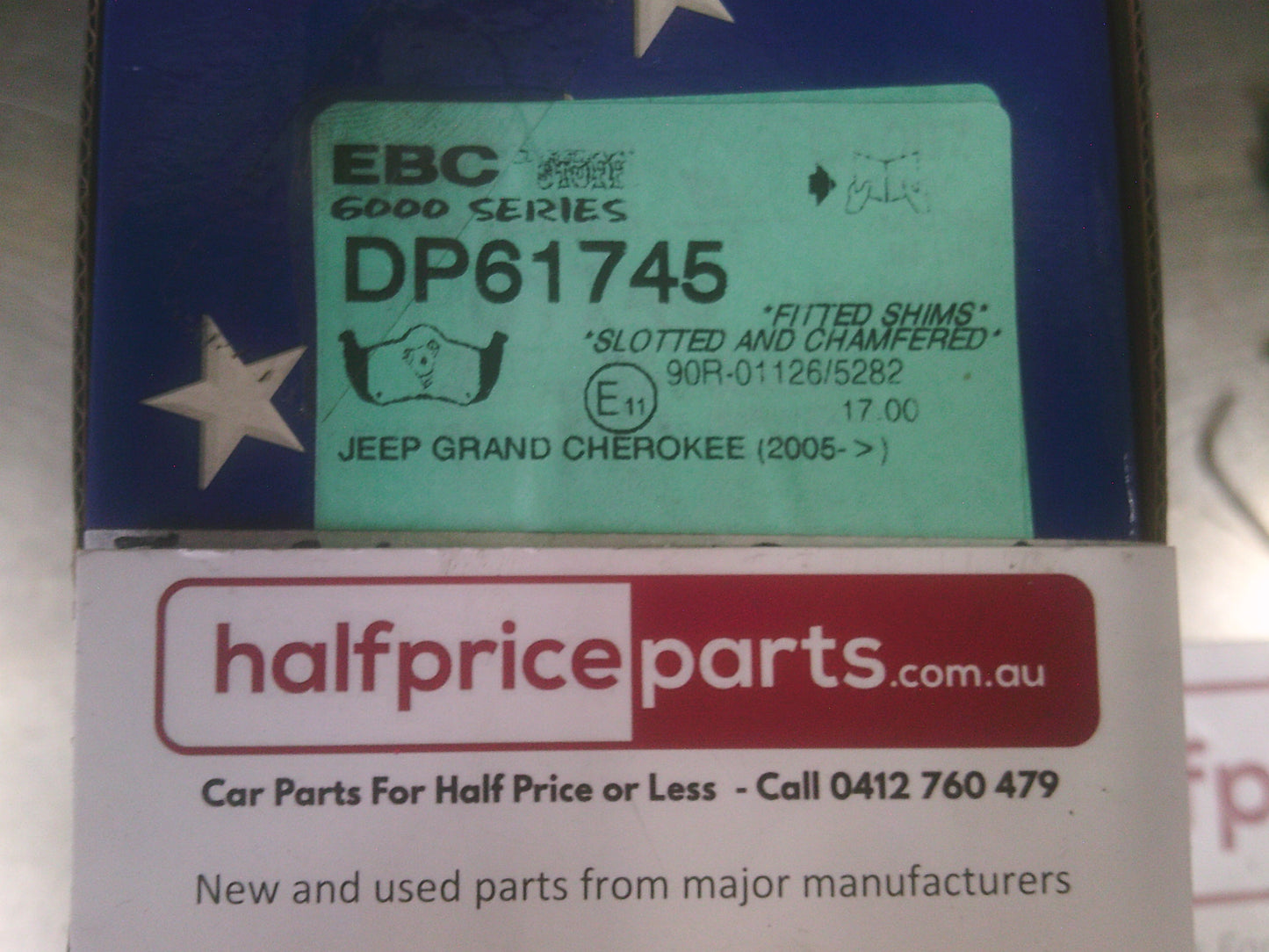 EBC Greenstuff Rear Disc Brake Pad Set Suits Jeep Commander/Grand Cherokee New Part