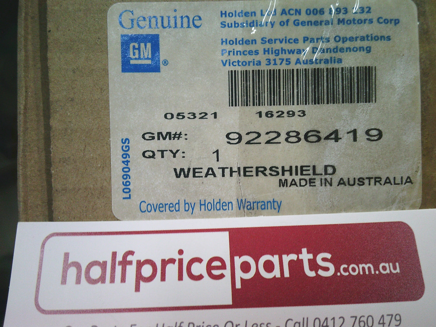 Holden Astra BK Hatch Genuine Smoked Slimline Weather Shields Set Of 4 Kit (Hatch ONLY) New Part