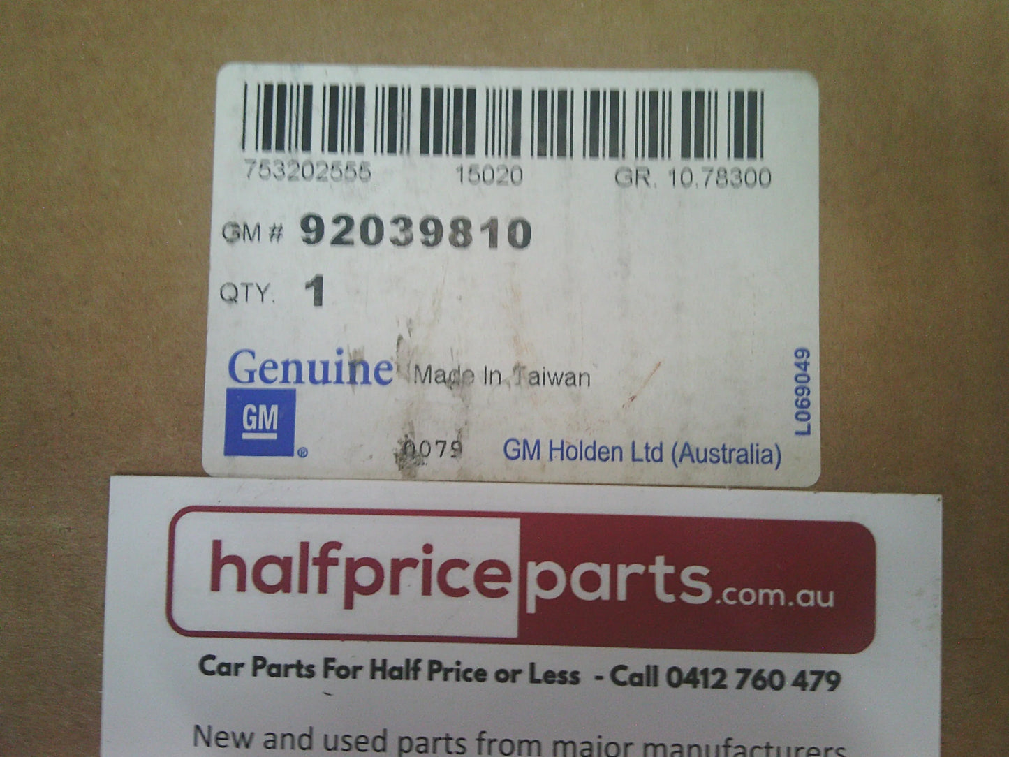 Holden Commodore VN/VP/VR/VS Genuine Drivers Manual Right Hand Front Window Regulator New Part