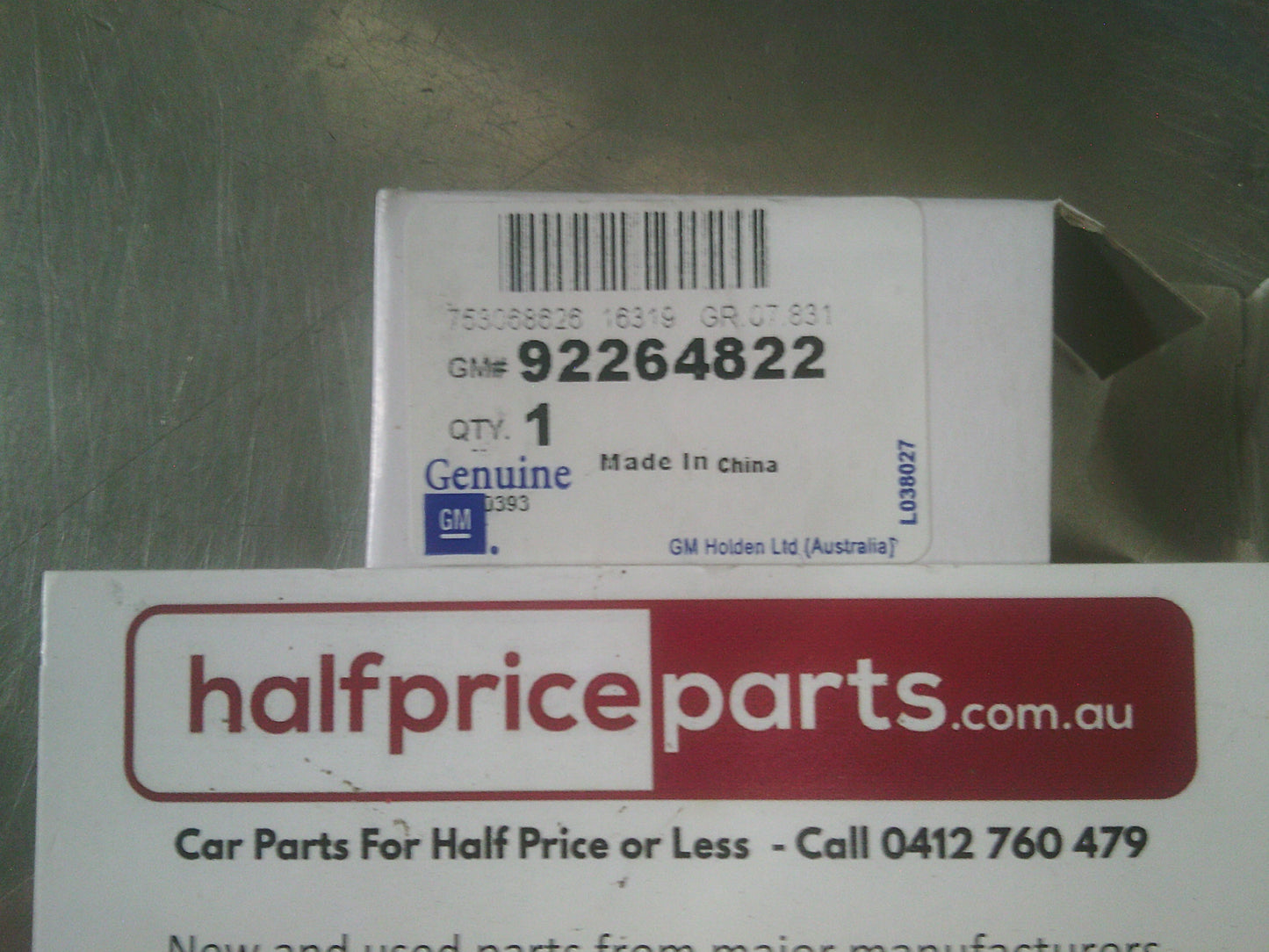Holden VF Commodore Genuine Front Parking Sensor New Part