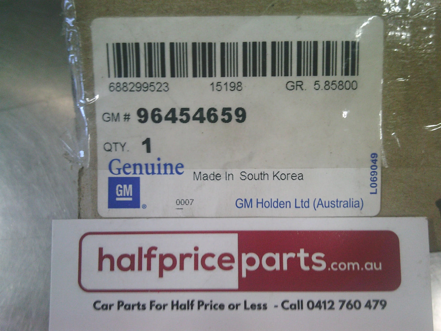 Holden Viva Genuine Hub Cap 15 Inch New Part