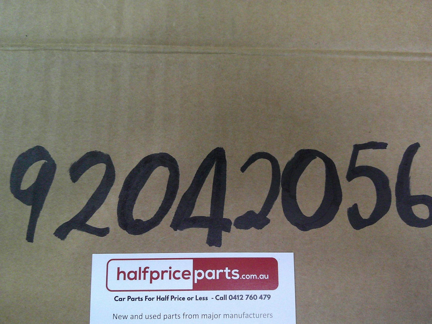 Holden VR/VS Commodore Genuine Left Hand Front Mirror Manual Assembly (Valencia Red Pearl MK2) Used Part
