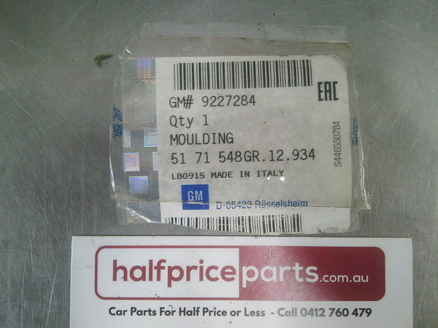 Holden XC Barina Genuine Right Hand Front Door Moulding New Part