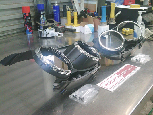 Holden Barina TM Genuine Chrome Protective Pair Headlight Bezel New Part
