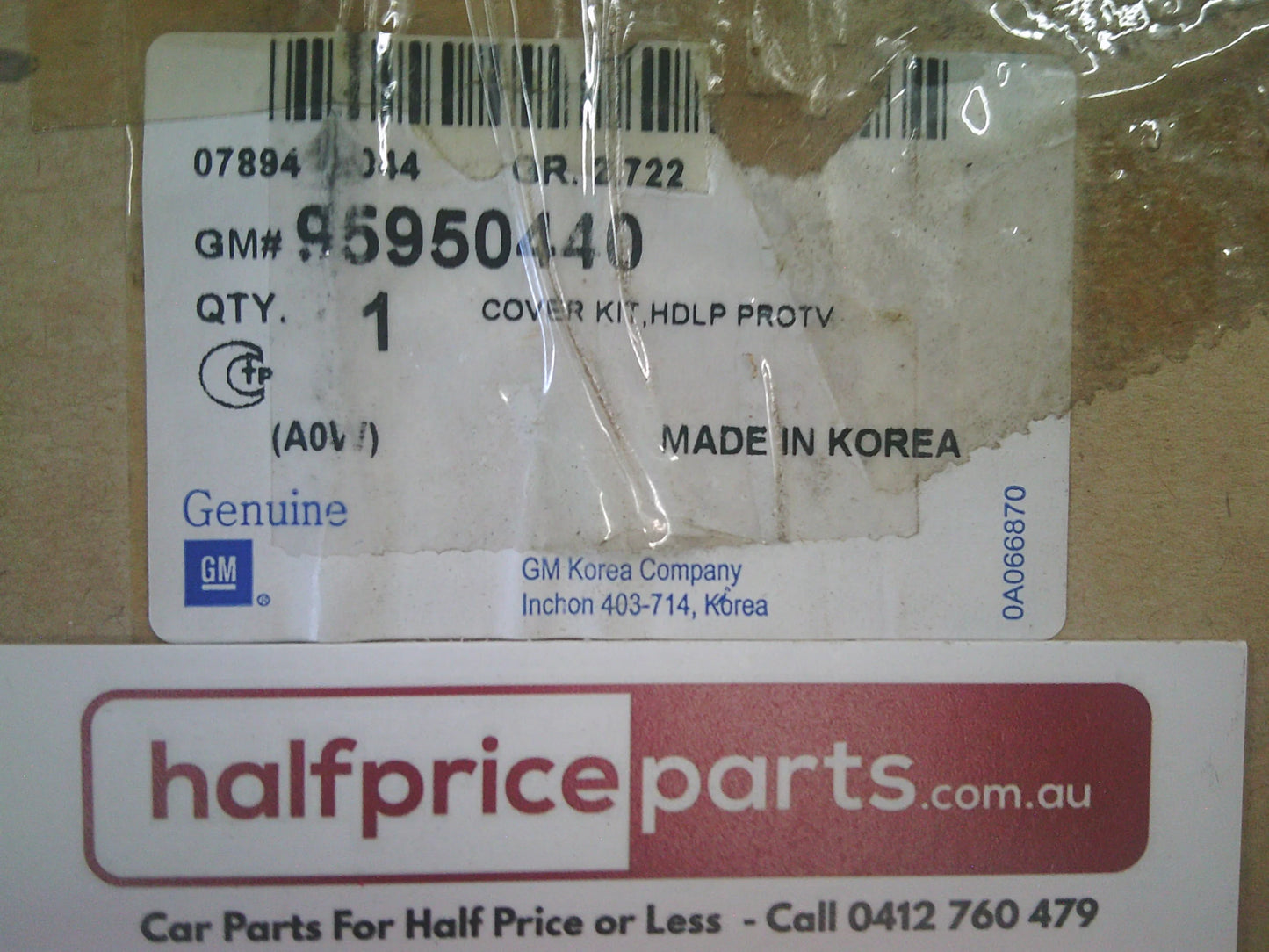 Holden Barina TM Genuine Chrome Protective Pair Headlight Bezel New Part