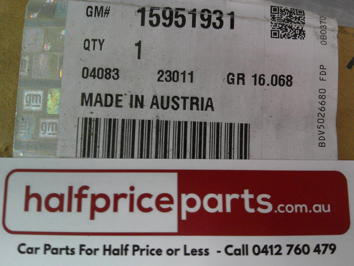Holden JH Cruze Genuine Outer Door Mirror Drive Motor Left Or Right New Part