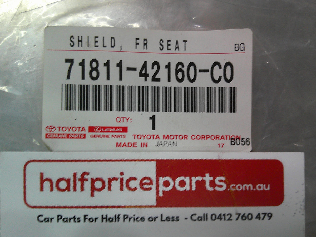 Toyota Rav4 Genuine Right Hand Front Seat Outer Trim (Black In Colour) New Part