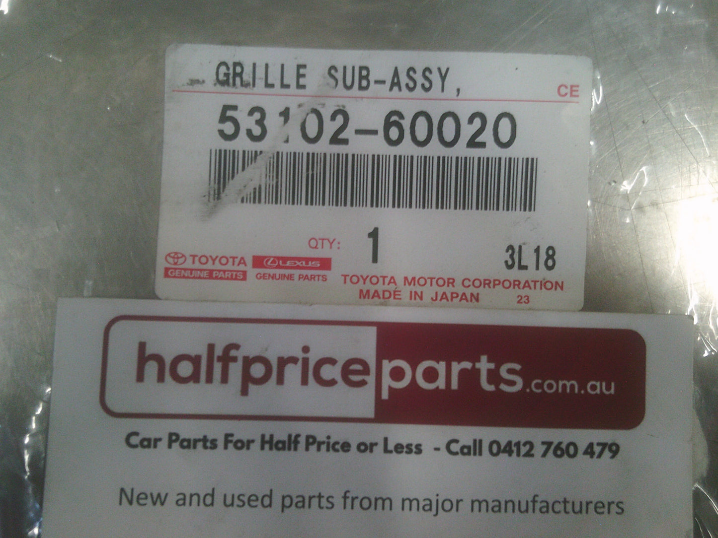 Toyota Landcruiser Genuine Grille New Part