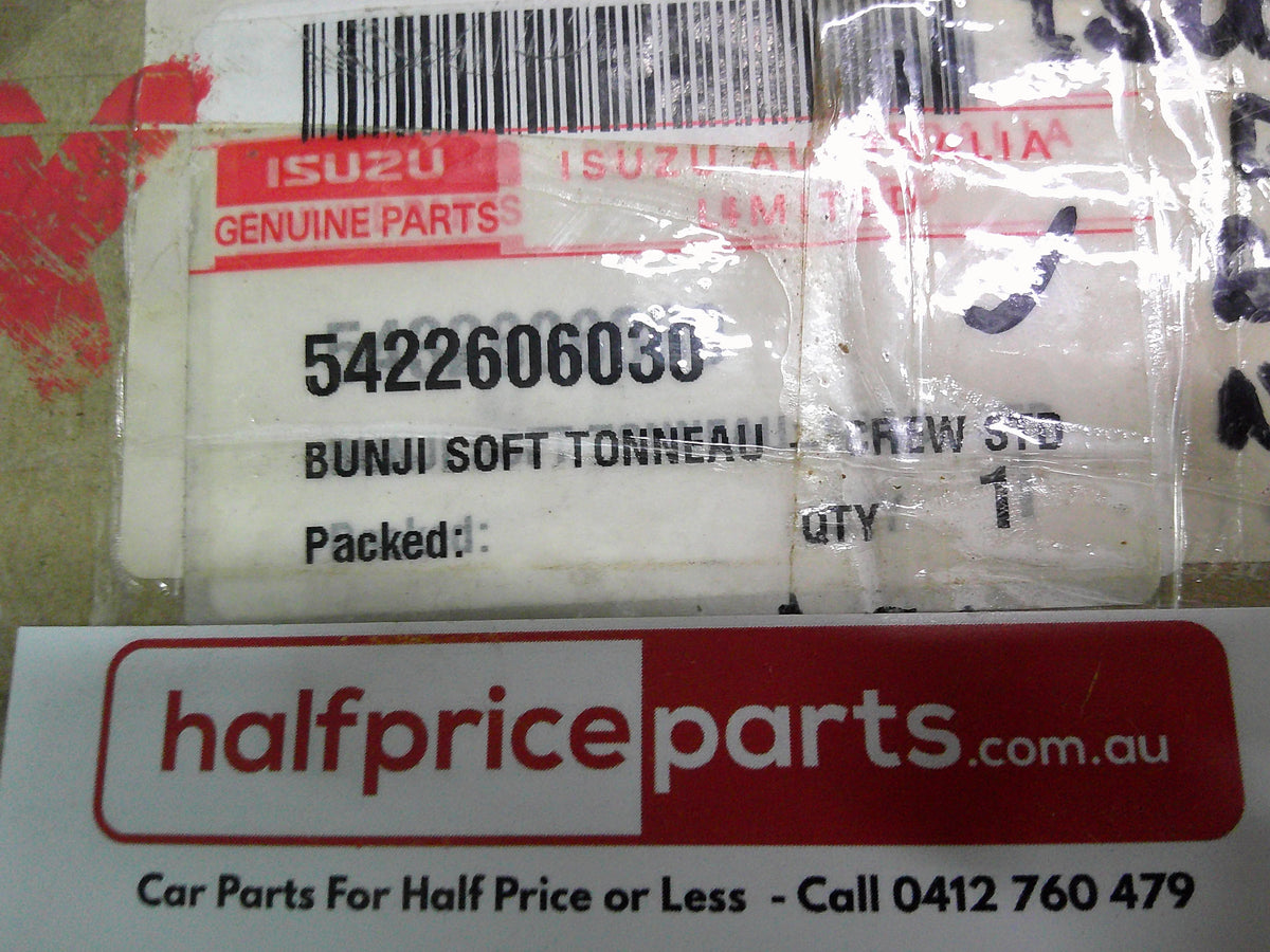 Isuzu D-Max Dual Cab Genuine Bungie Type Tonneau With No Headboard Complete Kit New Part
