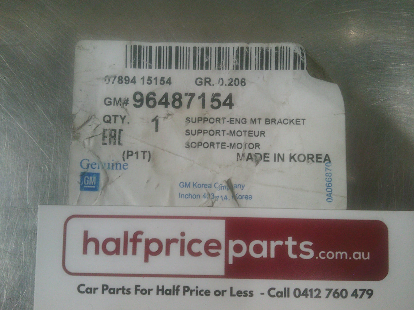 Holden TK Barina Genuine Front Engine Mount Support Bracket New Part