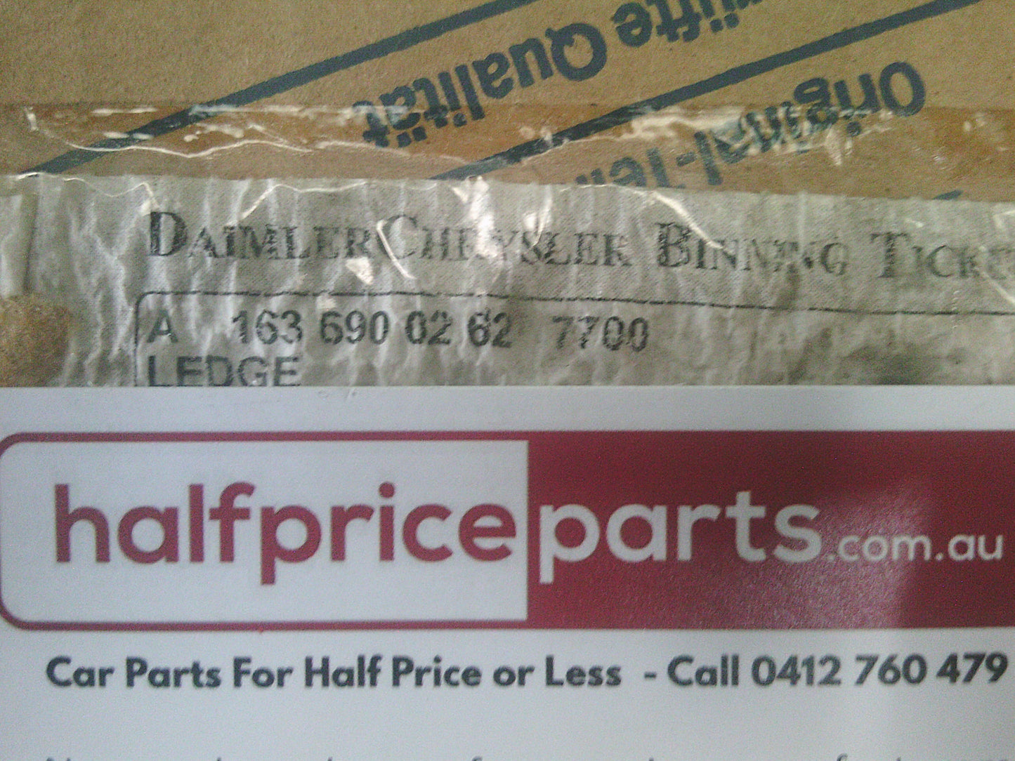 Mercedes Benz ML Series Front Right Hand Door Moulding - New Part
