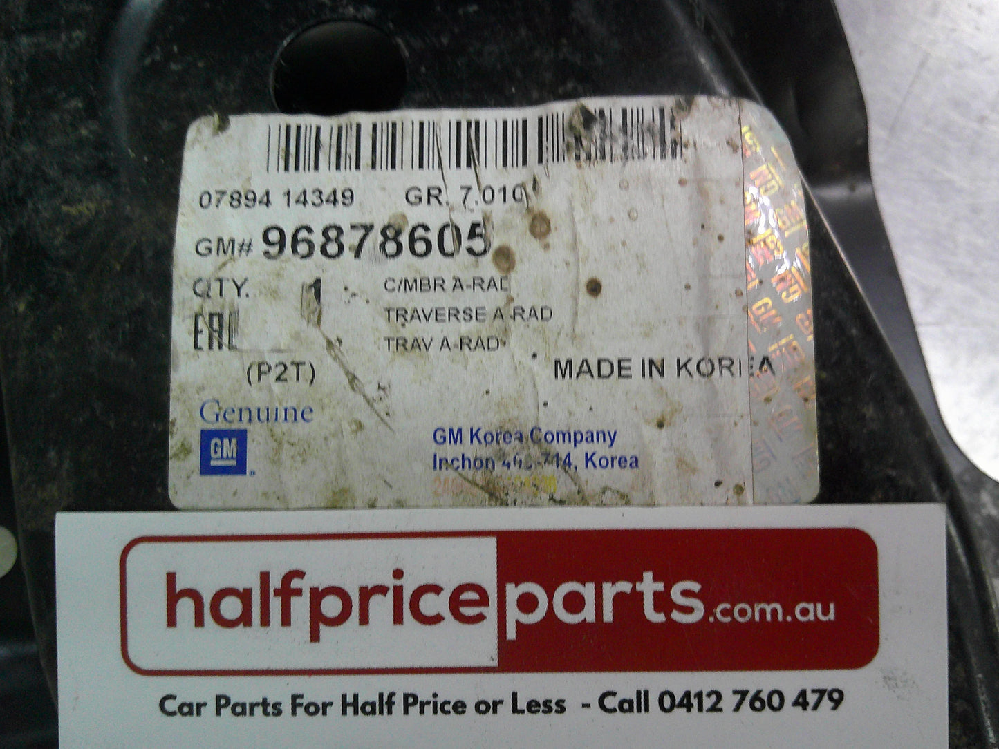 Holden TK Barina LT/LS Genuine Front Lower Radiator Support Bracket New Part
