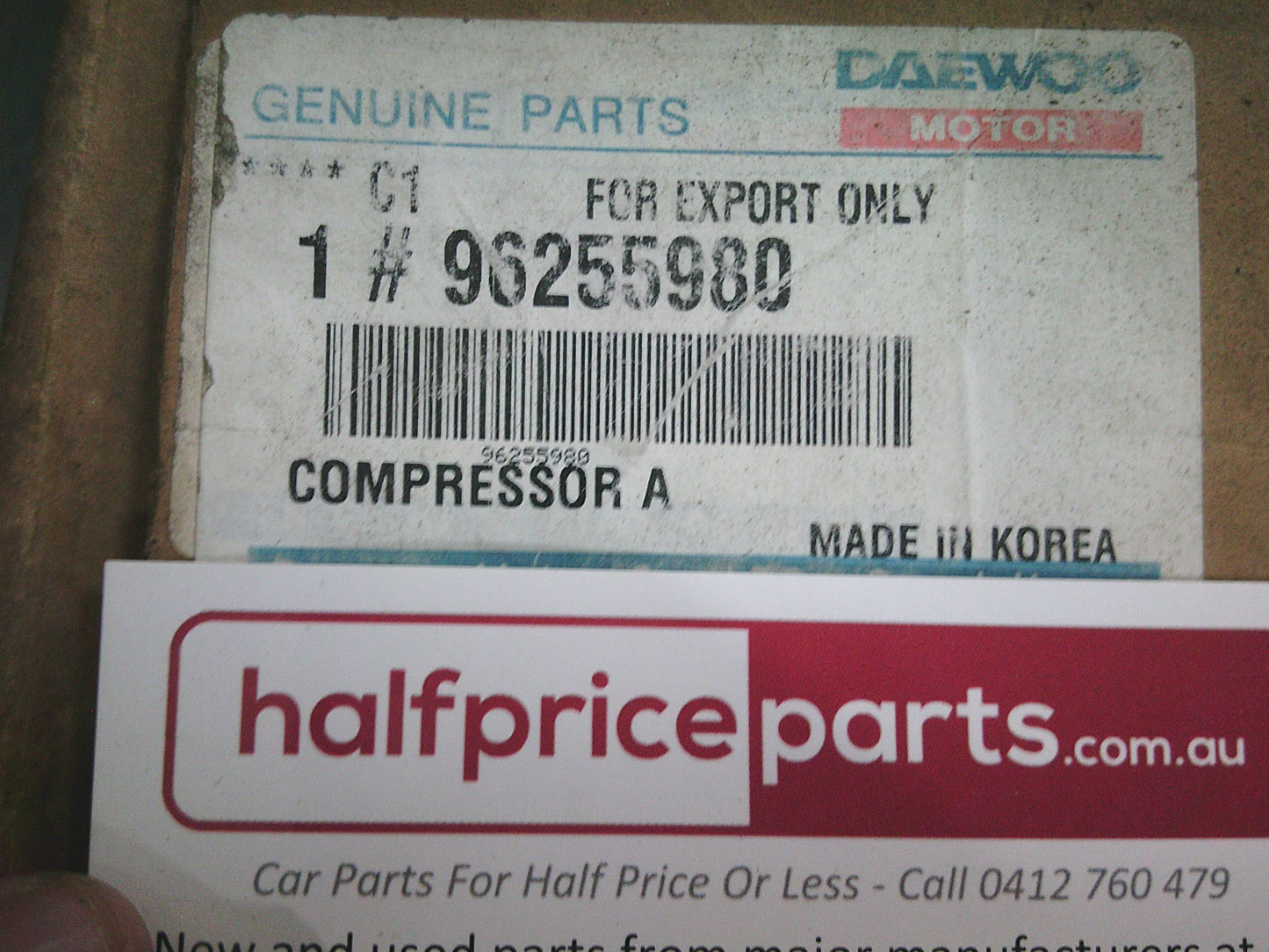 Daewoo Larnos Genuine A/C Compressor - New Part