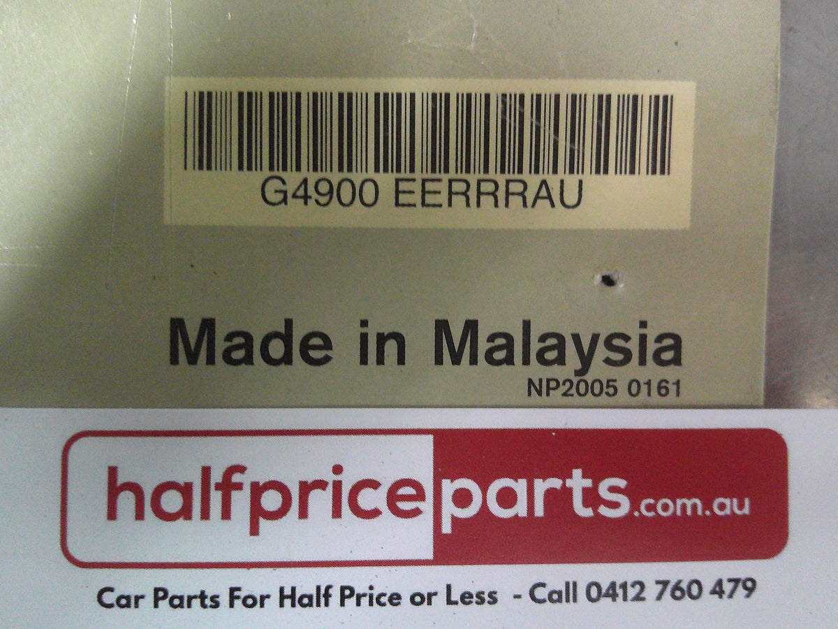 Nissan Tiida Genuine Heavy Duty 2nd Row Rubber Mat 1 Piece New Part