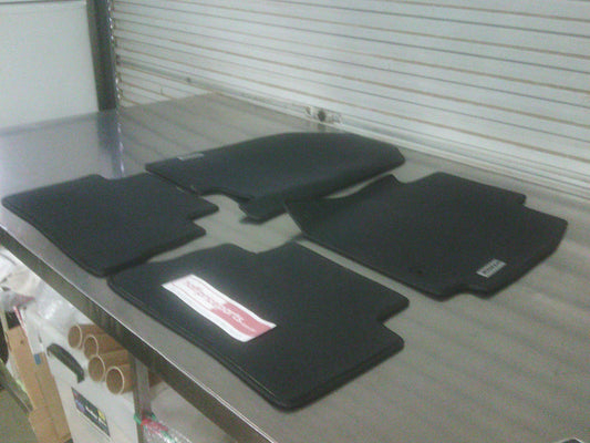 Hyundai Kona OS Genuine Tailored Floor Mats - Yellow Stitching - New