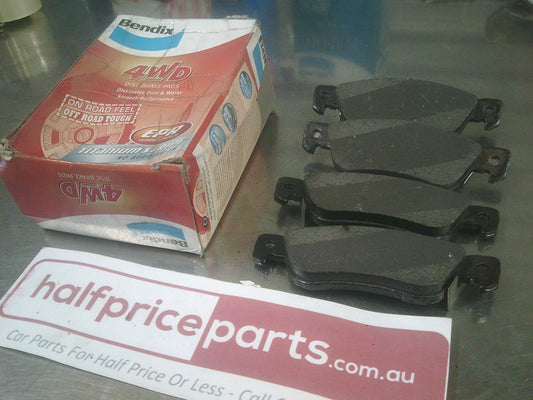 Bendix Rear Brake Pad Set Suits Holden Jackaroo/Isuzu MU New Part