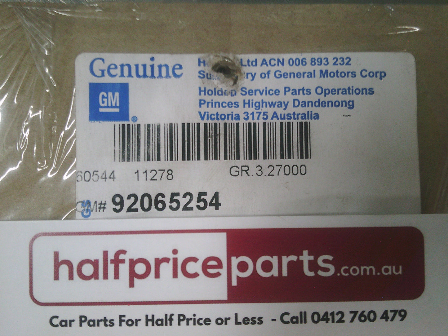 Holden VX Commodore Genuine Inlet Manifold Upper To Manifold Lower Gasket New Part