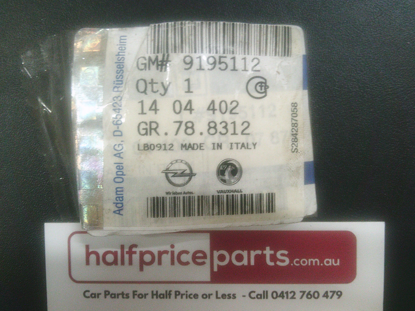 Holden Astra G Coupe Genuine Left Hand Rear Bumper Reinforcement New Part