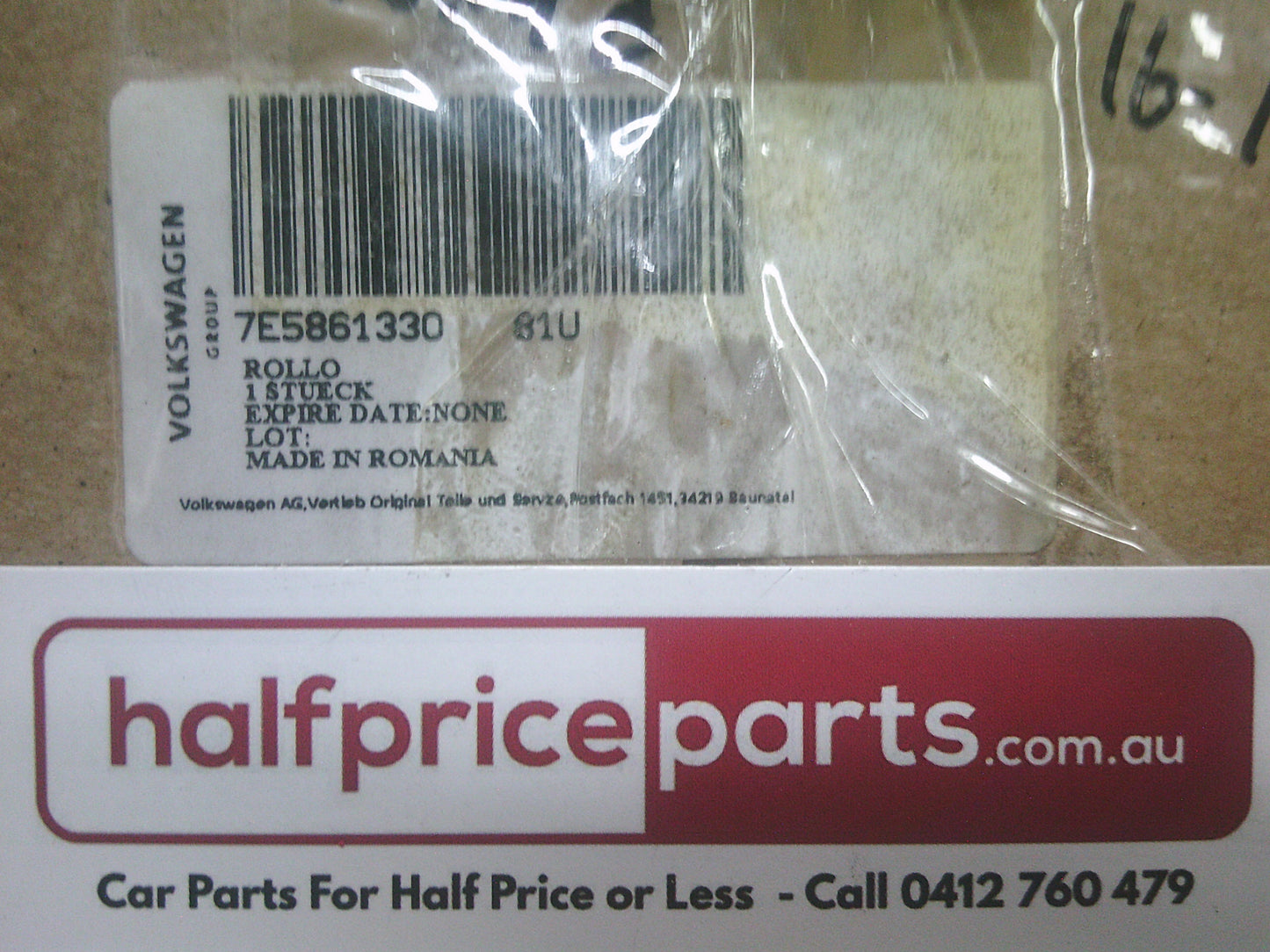 Volkswagen T6 Transporter Genuine Right Hand Rear Roller Sunblind - New Part