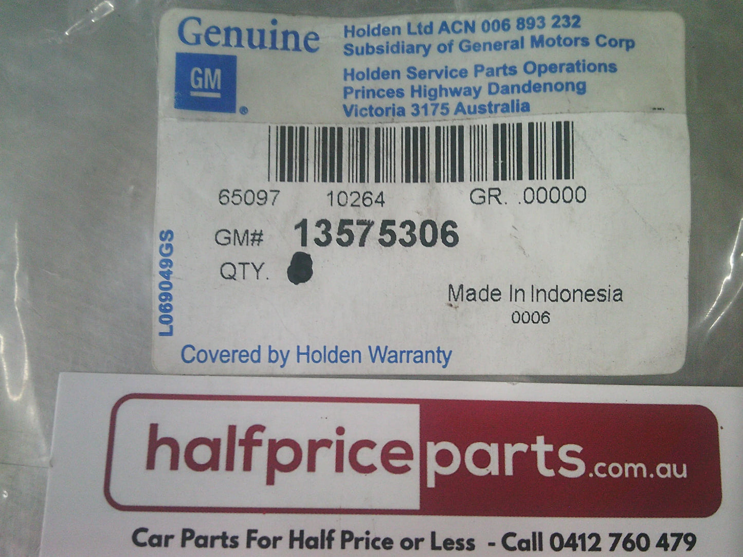 Holden Genuine OE Wire Splice (Sold AS Pack Of 4 ONLY) New Part