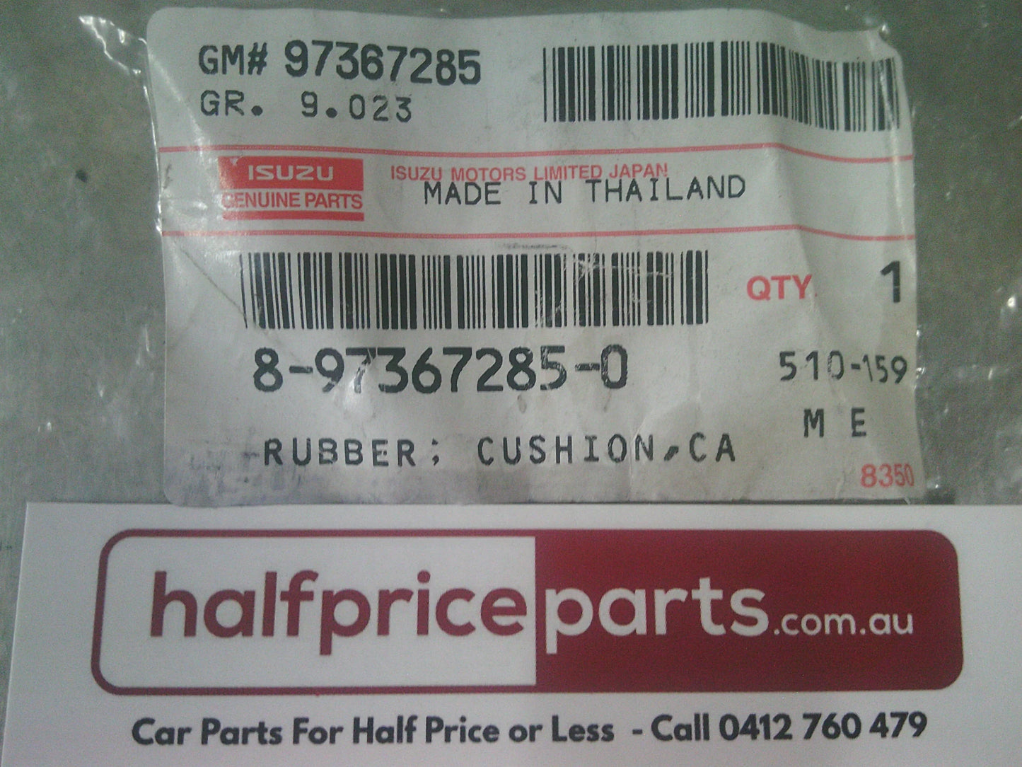 Holden RC Colorado/Isuzu D-Max Genuine Cab Rubber Cushion Cab Mount New Part