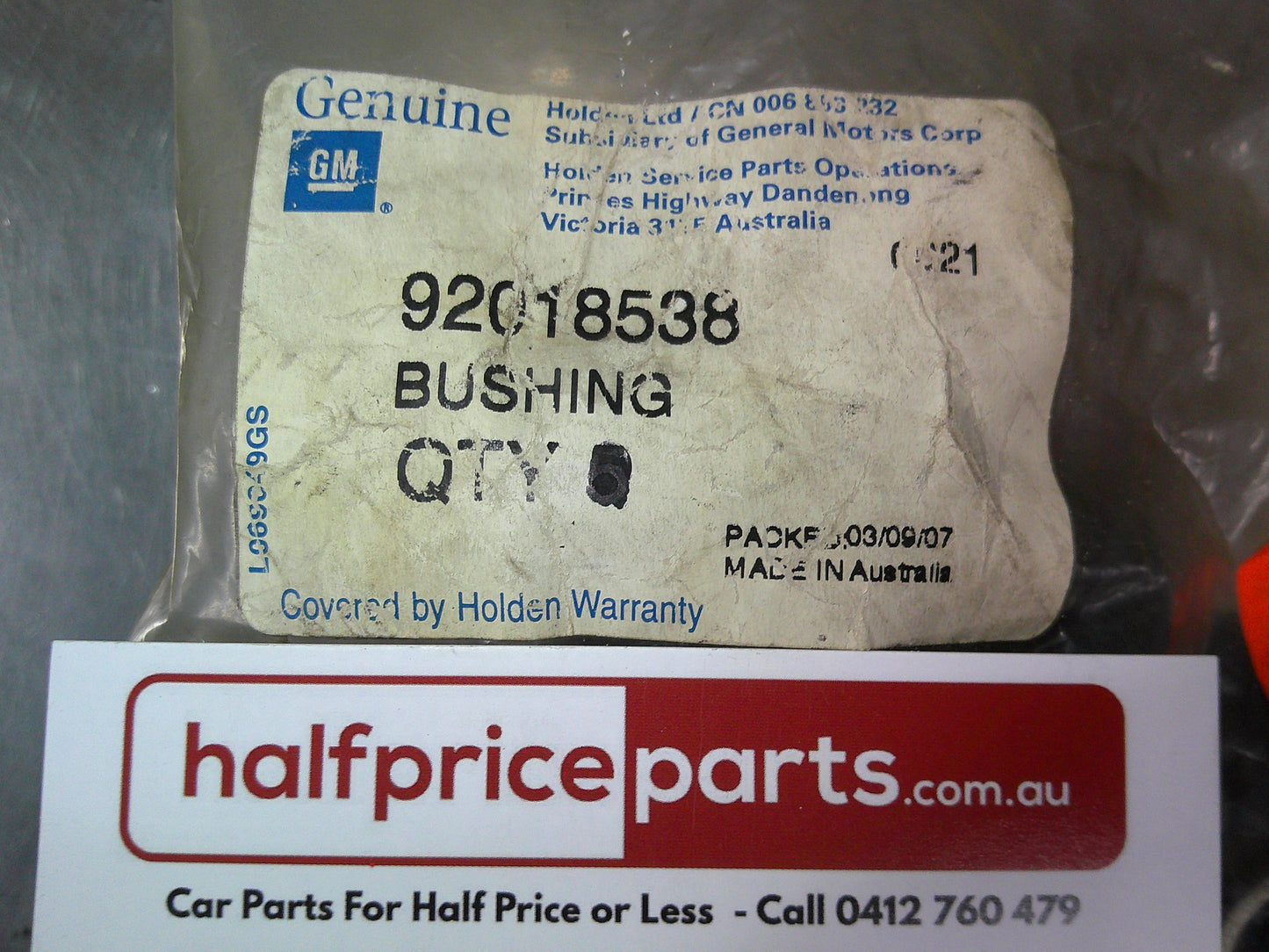 Holden VB/VC/VH/VK/VL/VP/VR/VS Commodore Genuine Front Rod To Crossmember Control Arm Tension Bush New Part