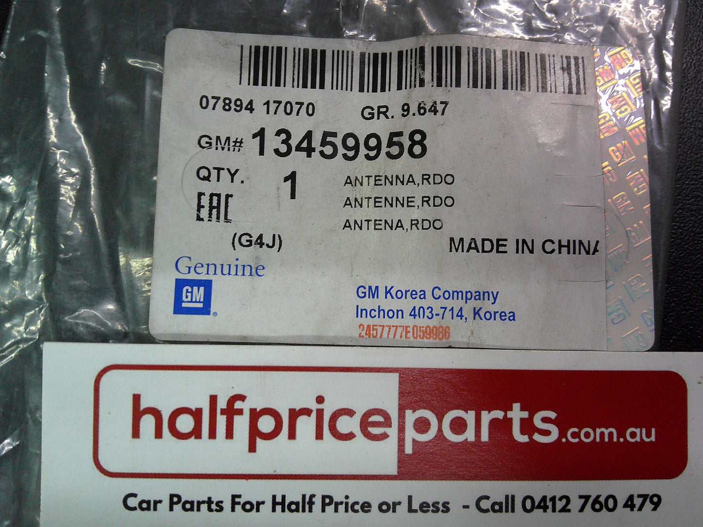 Holden XF Equinox/BF/BK/BP Astra Genuine Radio Antenna New Part