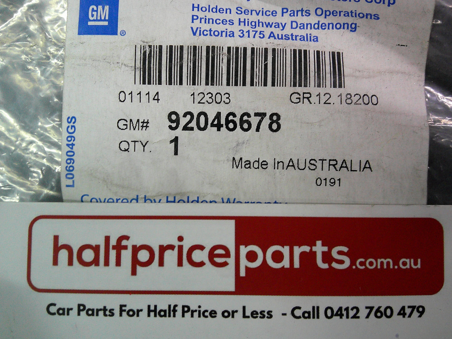 Holden VT/VX Commodore Genuine Berlina Boot Lid Badge New Part