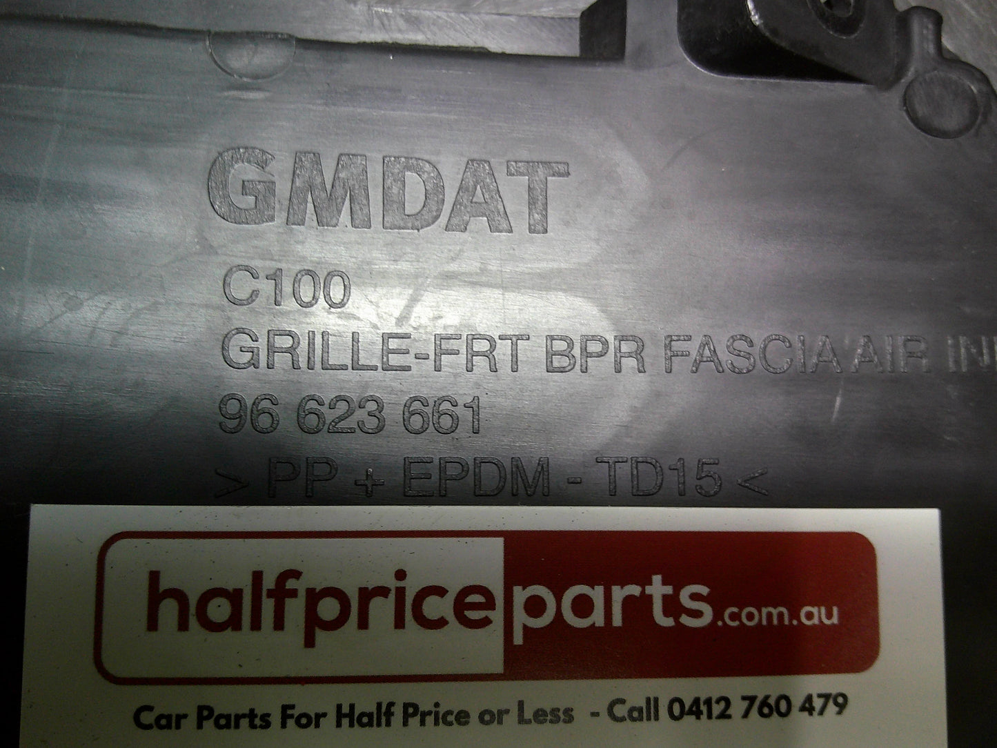 Holden CG Captiva Genuine Right Hand Lower Bumper Fascia Insert VGC Used Part