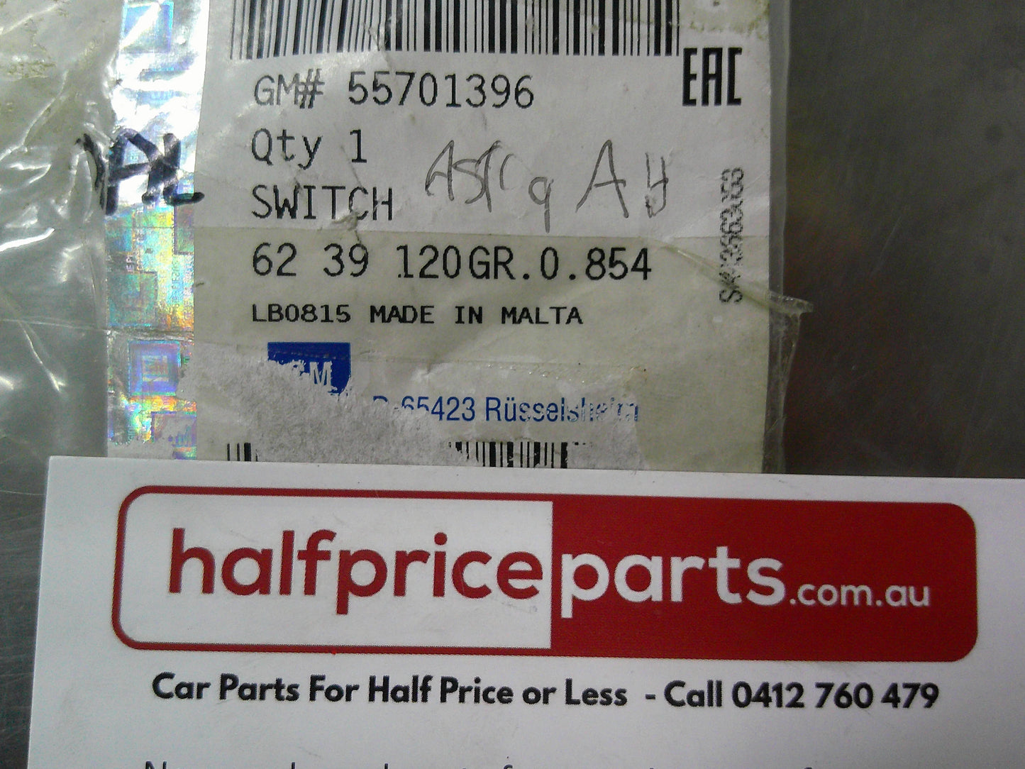 Holden AH Astra Genuine Cruise Control Clutch Pedal Switch New Part