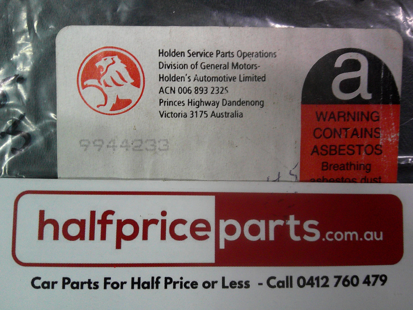 Holden VB Commodore Genuine 4 Cylinder Exhaust Pipe To Manifold Gasket New Part
