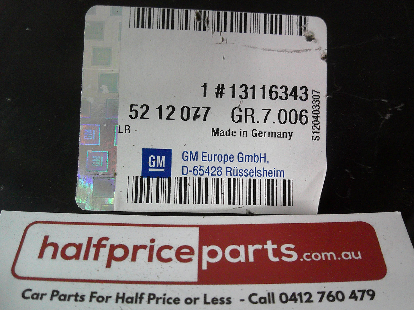 Holden TS Astra Genuine Left Hand Front Chassis Leg Extension New Part