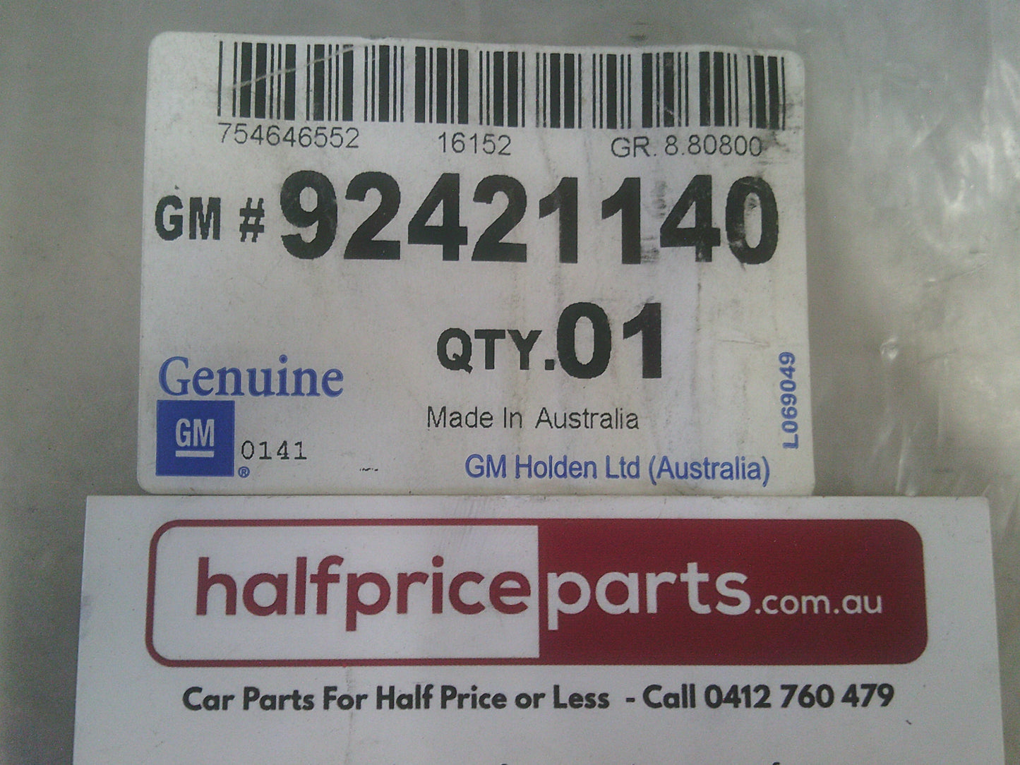 Holden JH Cruze Genuine Service/Warranty Booklet New Part