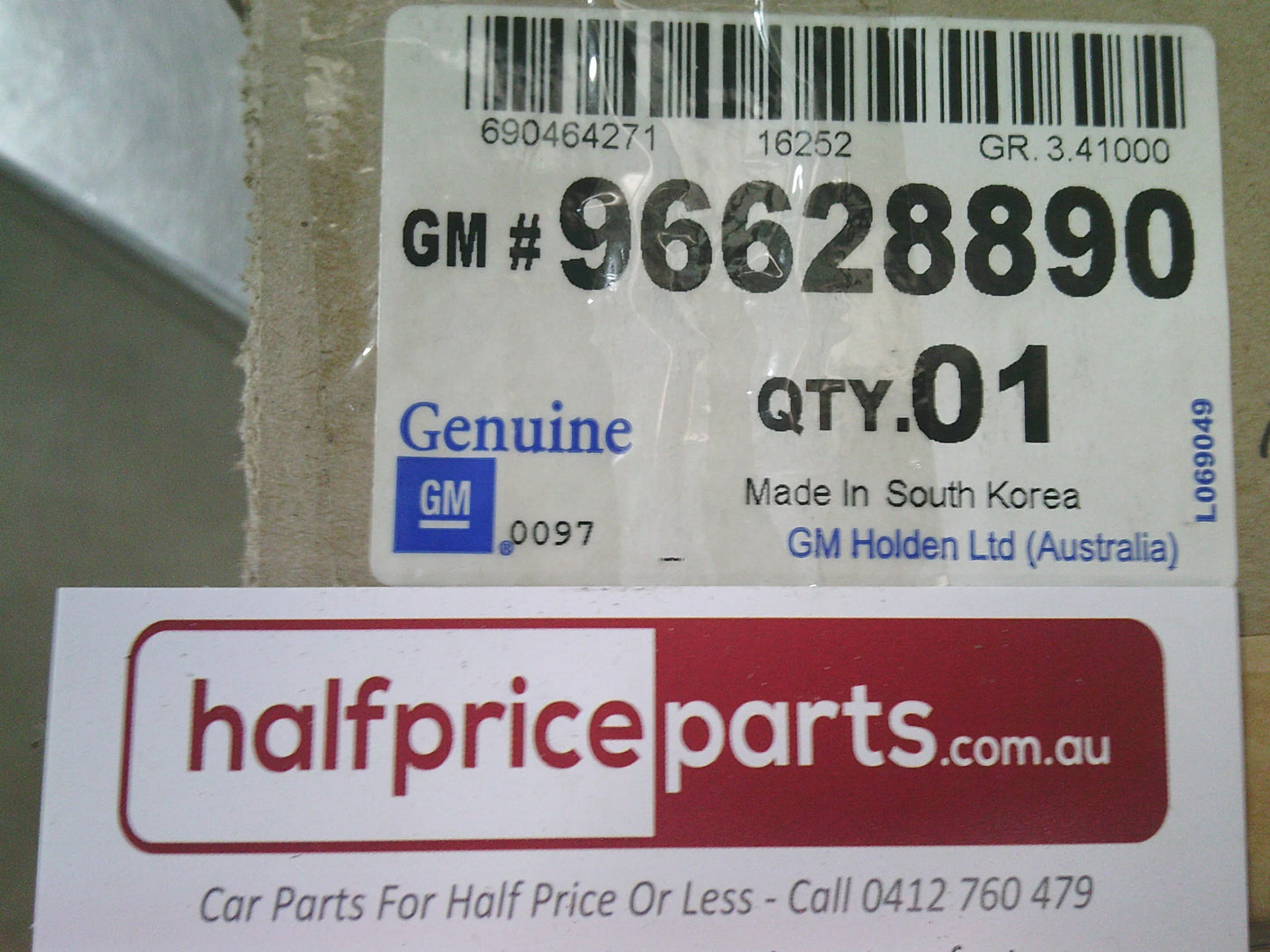 Holden CG Captiva Genuine Engine Air Filter (Diesel/Petrol) New Part