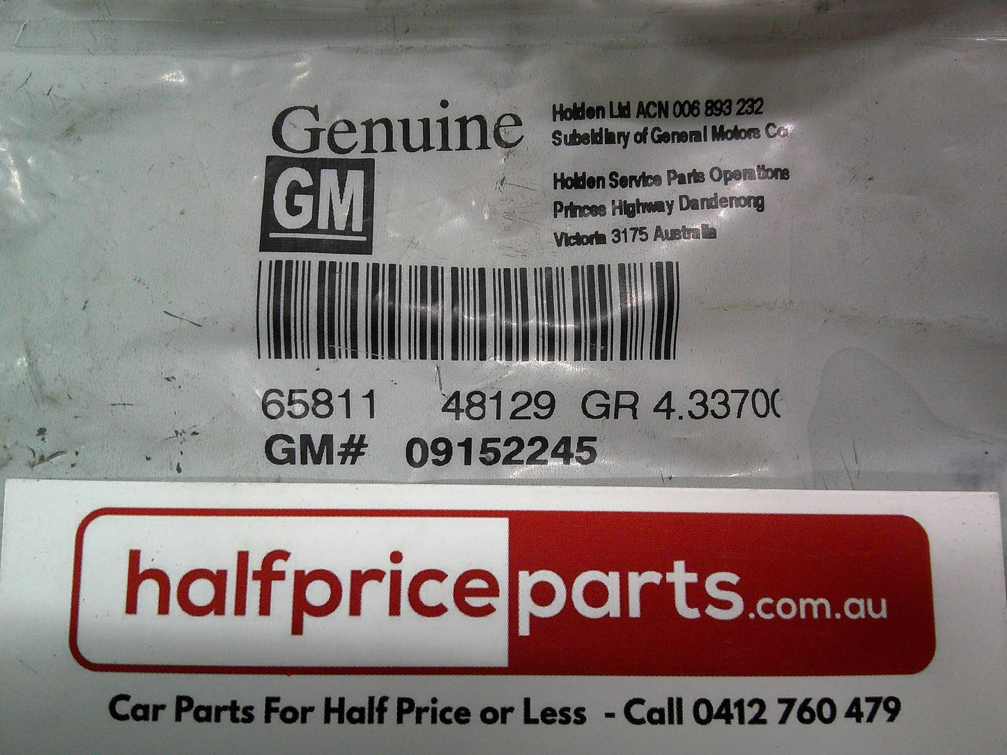 Holden TR Astra Ambient Air Temperature Sensor New Part