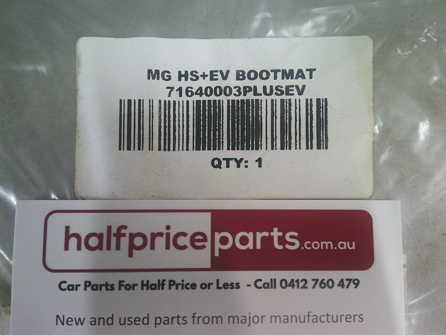 MG HS+EV Genuine Rear Boot Carpet Liner New Part